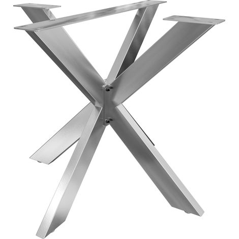 CLP – Pieds de table en acier traité 71 cm – Résistant à la corrosion – Montage facile avec visserie incluse – Pour bureaux et tables de conférence (1/5)
