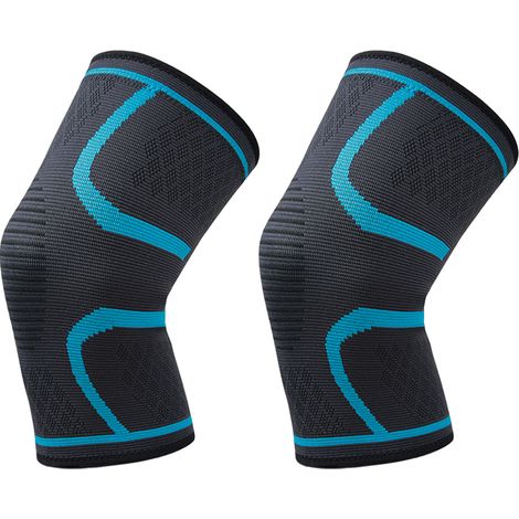Genouillère De Compression - Support Élastique Pour Sport - Protection Articulaire Running Fitness - Lot De 1