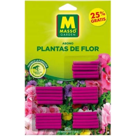 Dünger für Blumenpflanzen MASSO GARDEN BLI 25x1,8 GR