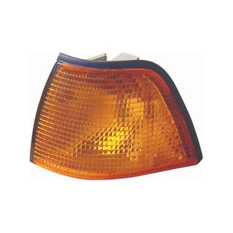 Feu clignotant avant gauche orange avec porte-lampe BMW Serie 3 E36 1990-1998
