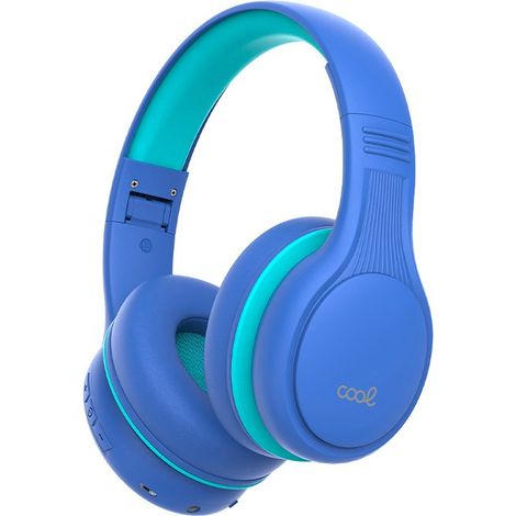 Auriculares Stereo Bluetooth Cascos Infantiles COOL Kids Azul (Volumen Limitado)