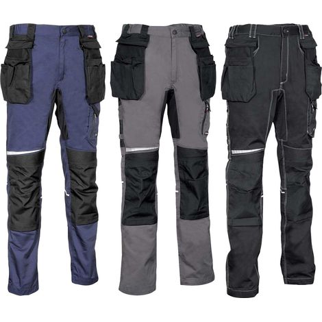 Pantaloni da lavoro multitasche Cofra Lemno - 52 (EU) - Nero (1/5)