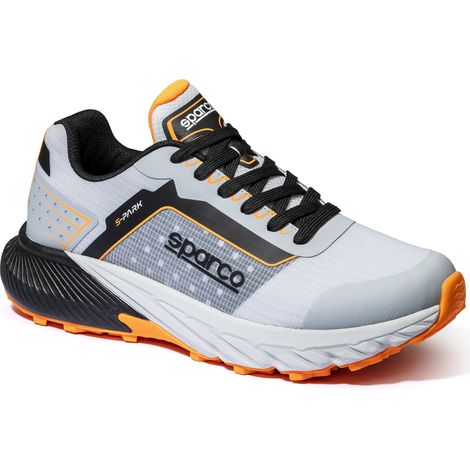 Scarpe da Lavoro Sparco S-Park Salou – Comfort Professionale Ultraleggero (Senza Puntale) - Colore: Argento / Nero - Taglia: 36