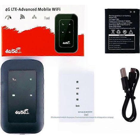 Routeur Wi-Fi mobile 4G portable H808 - Carte Internet Netcom 150 Mbps (1/4)