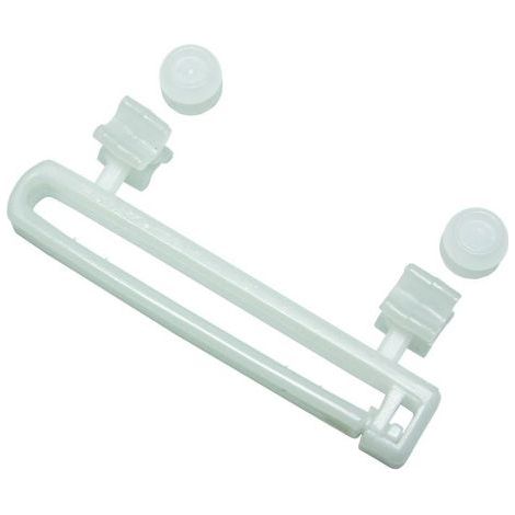 Gardinia Schlaufengleiter mit Rollen, weiß, 10-er Pack Vorhangschienen (1/5)