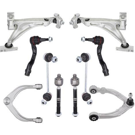 KIT BRACCIO OSCILLANTE 10 PEZZI COMPATIBILE CON VOLVO XC60 II (246) D3 / Kit Sospensione Completo OE/OEM / Bracci Oscillanti + Testine Sterzo / Sostituzione Diretta OEM