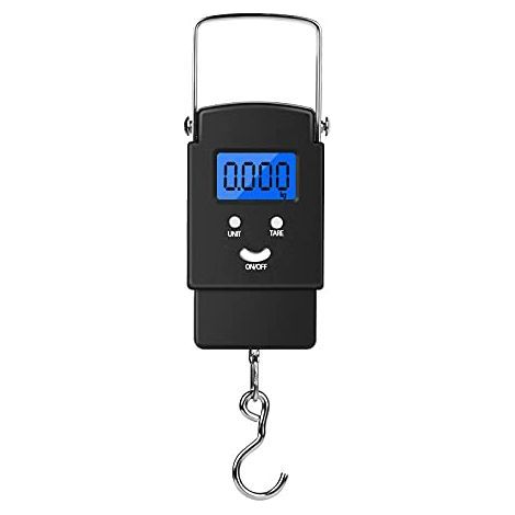 Balanza para equipaje, Balanza para pesca, Balanza colgante, Balanza electrónica, Máximo 50 kg (1/5)