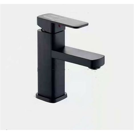 Mitigeur de lavabo Bassin noir robinet maison salle de bain robinet lavabo (1/4)