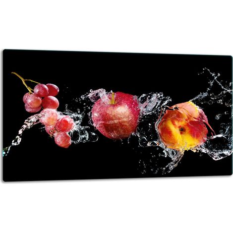 Planche à découper en verre 52x30 fruits (1/5)