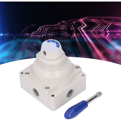 Distributeur pneumatique rotatif 4 voies à 2 positions Airtac série 4HV410 commutateur pneumatique 4HV410-15 (1/5)