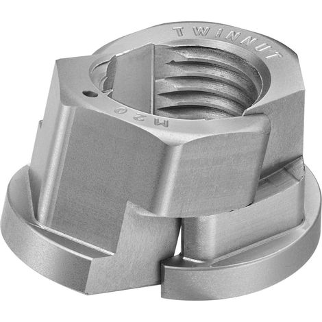 AMF Twinnut Mutter M12 Gesamthöhe 16 mm