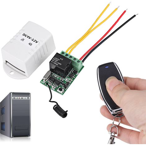 Drahtloser Fernsteuerschalter zum Einschalten des Host-Computers (DC4V-12V). (1/4)