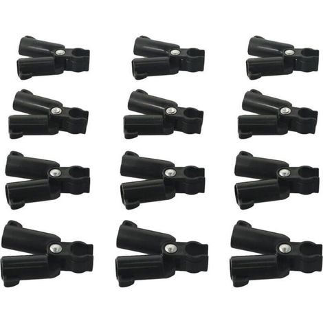 Connecteurs de tuteur de plantes, clip fixe de joint de connexion de type A, clip de connecteur de treillis pour plantes grimpantes pour cages à tomates et plantes grimpantes (16 mm) (1/5)
