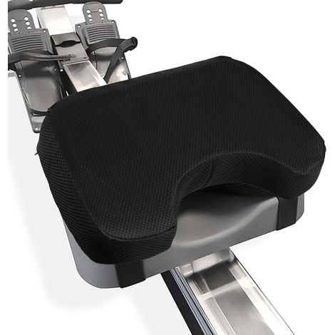 Antidérapant coussin siège machine ramer mousse ergonomique, accessoire entraînement compatible Concept2 noir équipement fitness