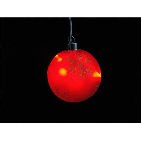 Bola cristal luz LED estrella