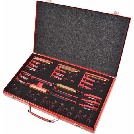 Glühkerzengewinde-Reparaturset 63-tlg. M8 M9 M10 M12