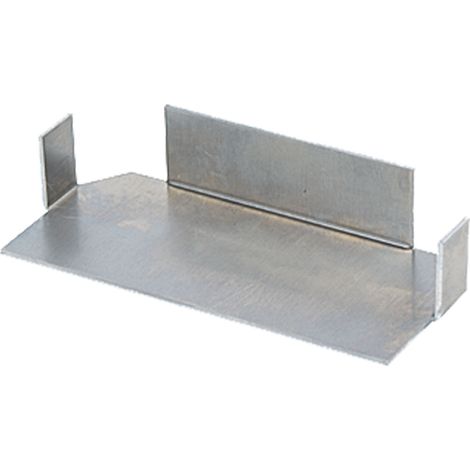 Endboden für Sanierungsrinne flach 140x60mm Aluminium