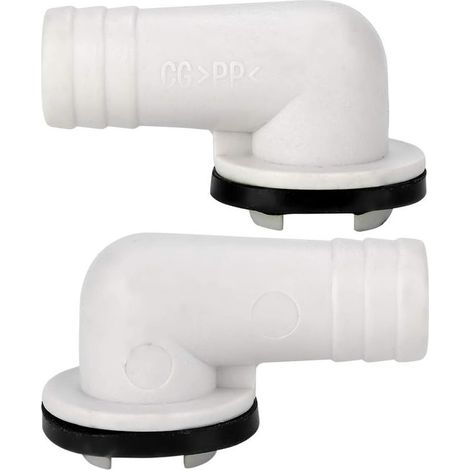 AYNEFY Connecteur de Sortie d'ange Droit, Connecteur de Sortie de Vidange Connecteur de Tuyau de Vidange de Climatiseur, pour Vidanger Les Eaux Usées du Climatiseur (1/5)