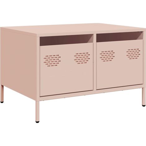 Maison Exclusive - TV-Schrank Rosa 68x50x43,5 cm Kaltgewalzter St