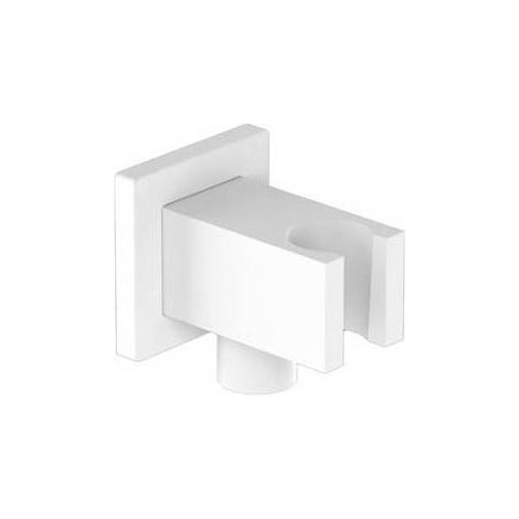 SUPPORTO DOCCIA MINIMALE QUADRO CON PRESA ACQUA Misura: Nero Opaco
