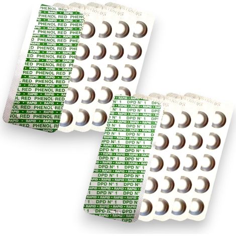 Recharge de pastilles de test pour piscine 100 pièces (1/5)
