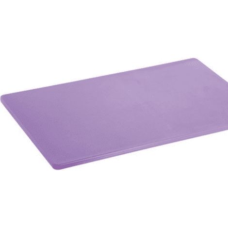 Planche à découper (L)600 x (P)400 mm, HACCP, en polyéthylène violet (1/3)