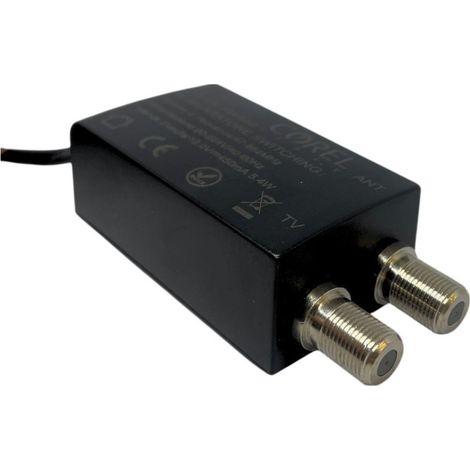 Corel Schaltnetzteil 450mA 1in/1out F-Stecker 12V