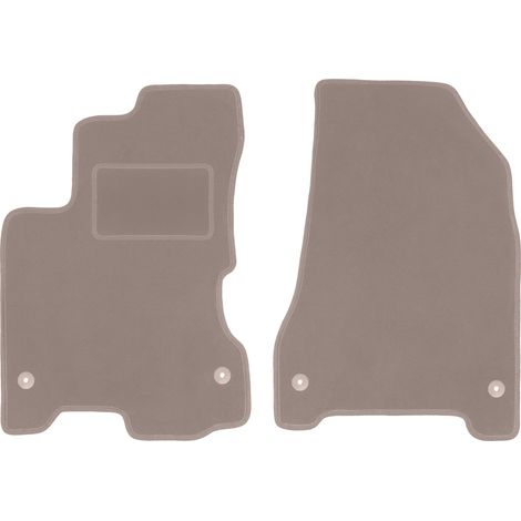 Tapis avant beiges pour : Renault Koleos I SUV (2007-2016) (1/5)