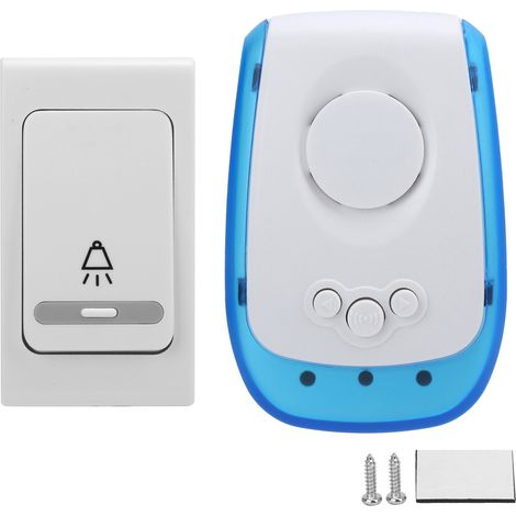 Carillon sans fil AC Music électronique avec bouton pour maison bureau usine, prise EU 100-240V (1/5)