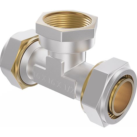 Mexen PEX-S Schraubfitting T-Stück PEX 25 x 1 IG x 25 - W97232-2510F25-00