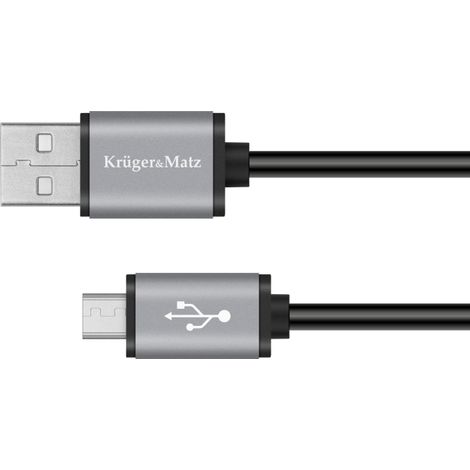 Câble USB - micro USB 0,2 m Kruger&Matz STRONG (1/3)