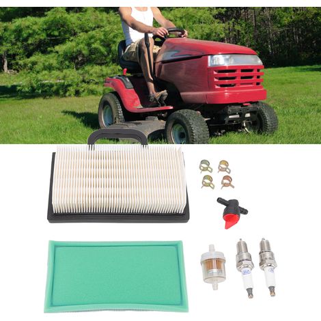 Geeignet für Rasenmäher BS 499486S, Luftfiltereinheit, Vorfilter und Zündkerze (1/5)