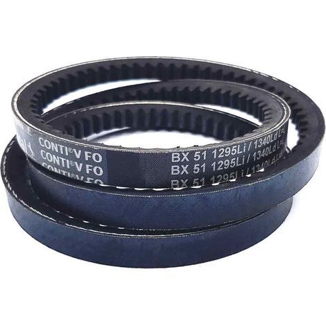 Courroie trapézoidale crantée Contitech Conti V FO BX51 17 x 1295 Li / 1340 Ld