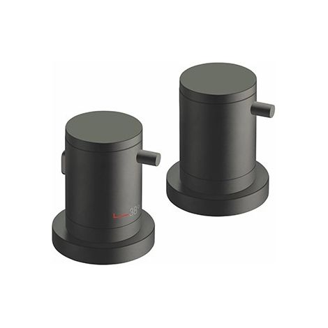 Pack bain douche thermostatique encastré sur gorge Blackmat TRIVERDE - CRISTINA ONDYNA XTV65713 (1/2)