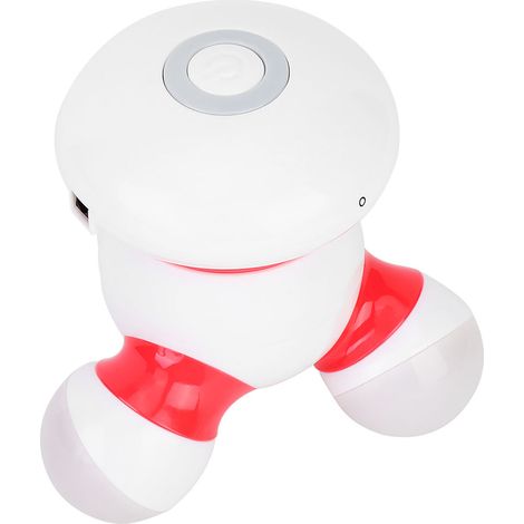 Mini masseur corporel électronique portable USB à vibrations douces avec lumière LED (1/5)