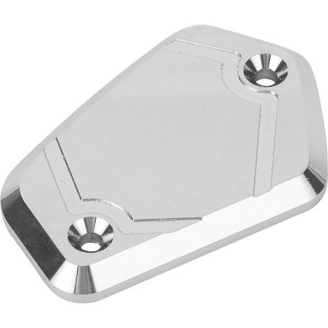 Couvercle de réservoir de liquide de frein avant noir pour Gold Wing GL1800 2018-2020, couvercle de réservoir de liquide de frein argenté