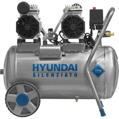 Compressore supersilent 50L hyundai 65706 320L/m 50L OIL LESS (1/3)