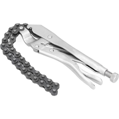 Pinza Con Catena Autobloccante Chiave Inglese Per Tubi Filtro Olio (1/4)