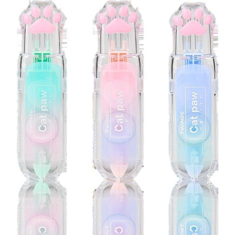 APEX Correcteur de ruban-Meow,blancheur sèche idéale pour l'école et le bureau,correcteur pour enfants adolescents adultes,patte-3pc (1/3)