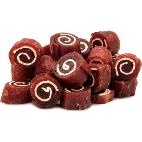 Friandises pour chiens, en-cas Sushi Canard et Poisson Woof & Miau 500g (1/3)