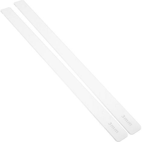 Bâtonnets de guidage pour rouleau à pâtisserie, compatibles avec les règles en acrylique pour mesurer l'épaisseur de la pâte (lot de 2). (1/5)