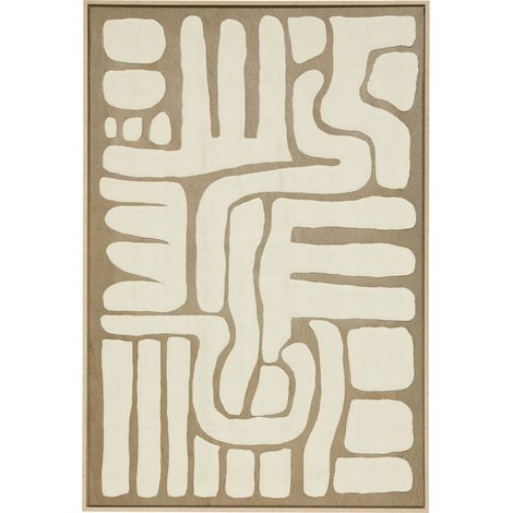 3D Leinwand Marcella braun 60x90cm - Atmosphera créateur d'intérieur (1/4)