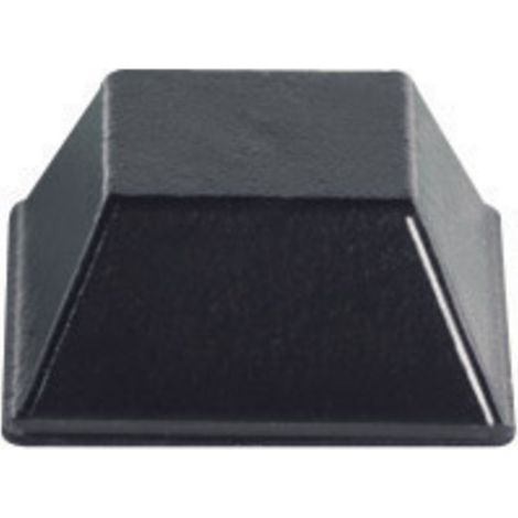 PB Fastener BS-03-BK-R-10 Gerätefuß selbstklebend, quadratisch Schwarz (B x H) 12.7 mm x 5.8 mm 10 S
