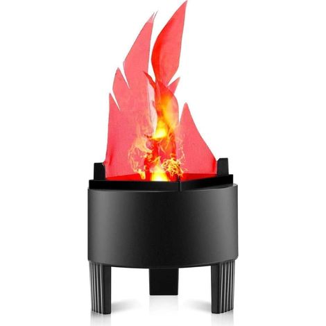 220V LED Stage Light - Electronic Fire Pit - Mini Flame Simulation - Ideal for Halloween, Christmas and Indoor Decoration