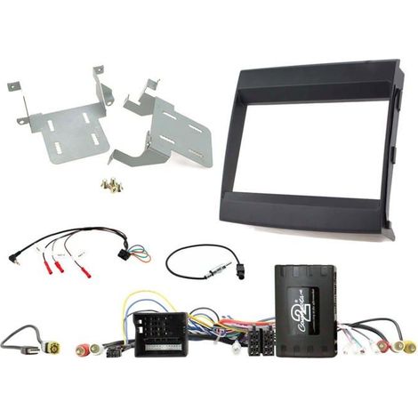 Kit 2 DIN Porsche Cayenne 2011-2016 Infodapter/Amp noir