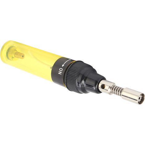 Fer à souder à gaz rechargeable au butane pur, outil portatif de soudure, 8 ml, VA-100, jaune transparent (1/5)