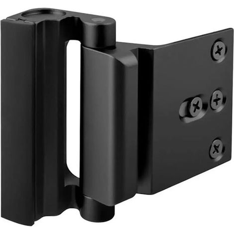 Serrure de porte de sécurité renforcée en alliage d'aluminium pour usage domestique, adaptée aux portes de sécurité s'ouvrant vers l'intérieur pour la nuit, peut résister à une force de traction de 80 (1/5)