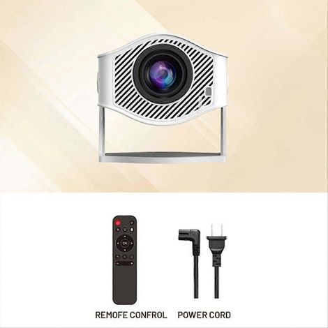 Professioneller 4K-Projektor mit Android 11, Wi-Fi 6, 200 ANSI, Bluetooth 5.0, 1280 x 720p Auflösung, ideal für Heimkino und den Einsatz im Freien. (1/5)