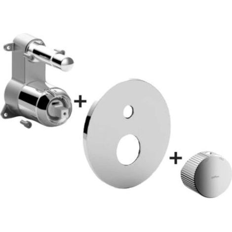 Paffoni Jo - Miscelatore ad incasso per 2 utenze, cromo JOBOX015CR (1/2)