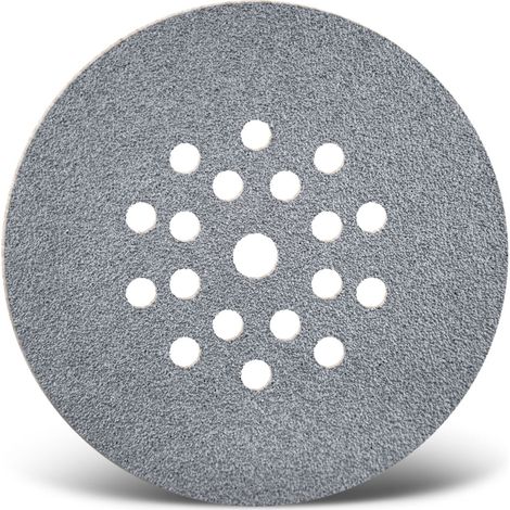 MENZER Platinum Klett-Schleifscheiben, 225 mm, 19-Loch, f. Trockenbauschleifer, Halbedelkorund (25 Stk.) K180